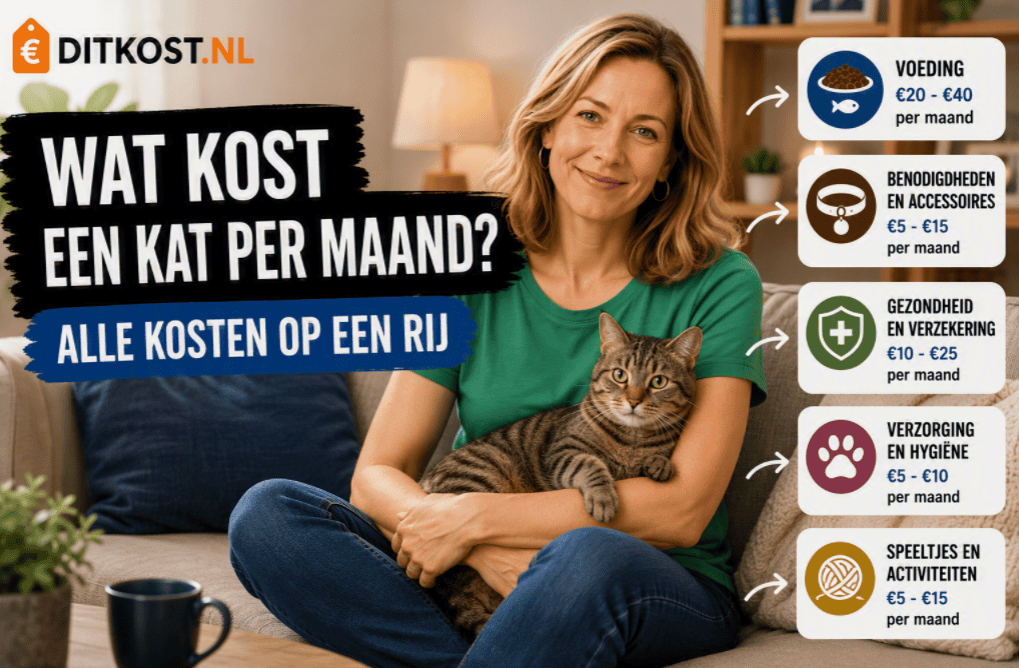 Wat kost een kat per maand?