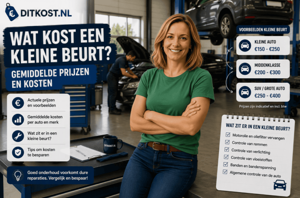 Wat kost een kleine beurt? Gemiddelde prijzen en kosten