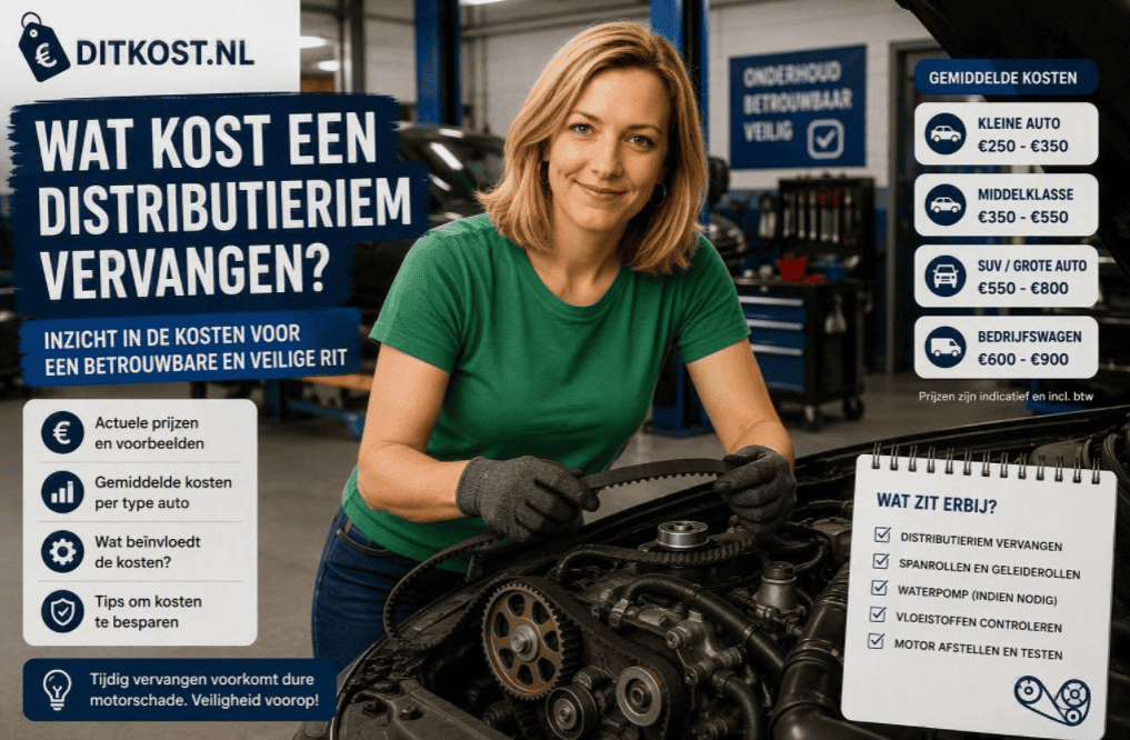 Wat kost een distributieriem vervangen?