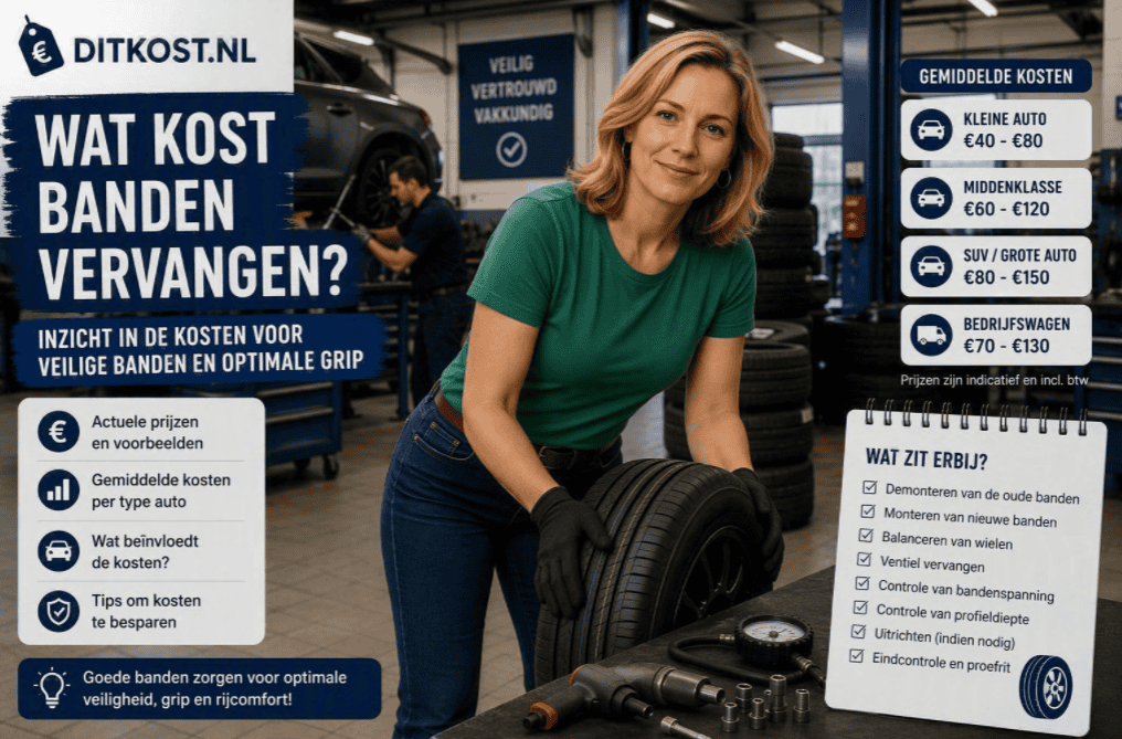 Wat kost banden vervangen?