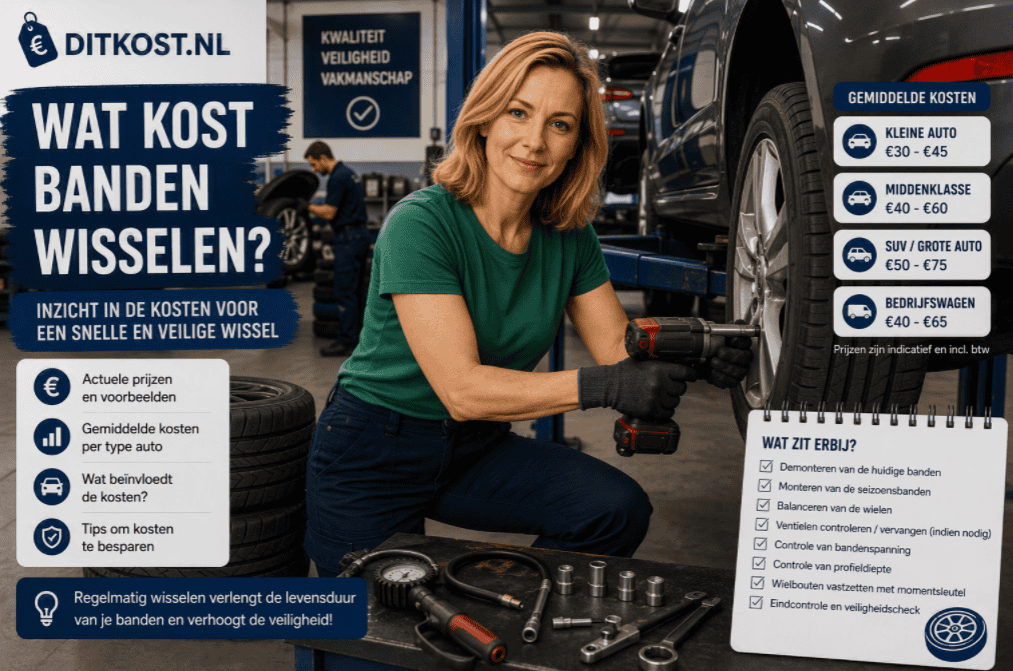 Wat kost banden wisselen?