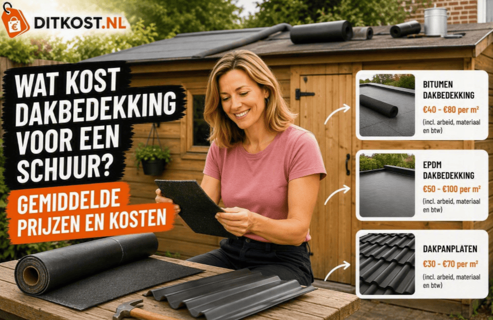 Wat kost dakbedekking voor een schuur?