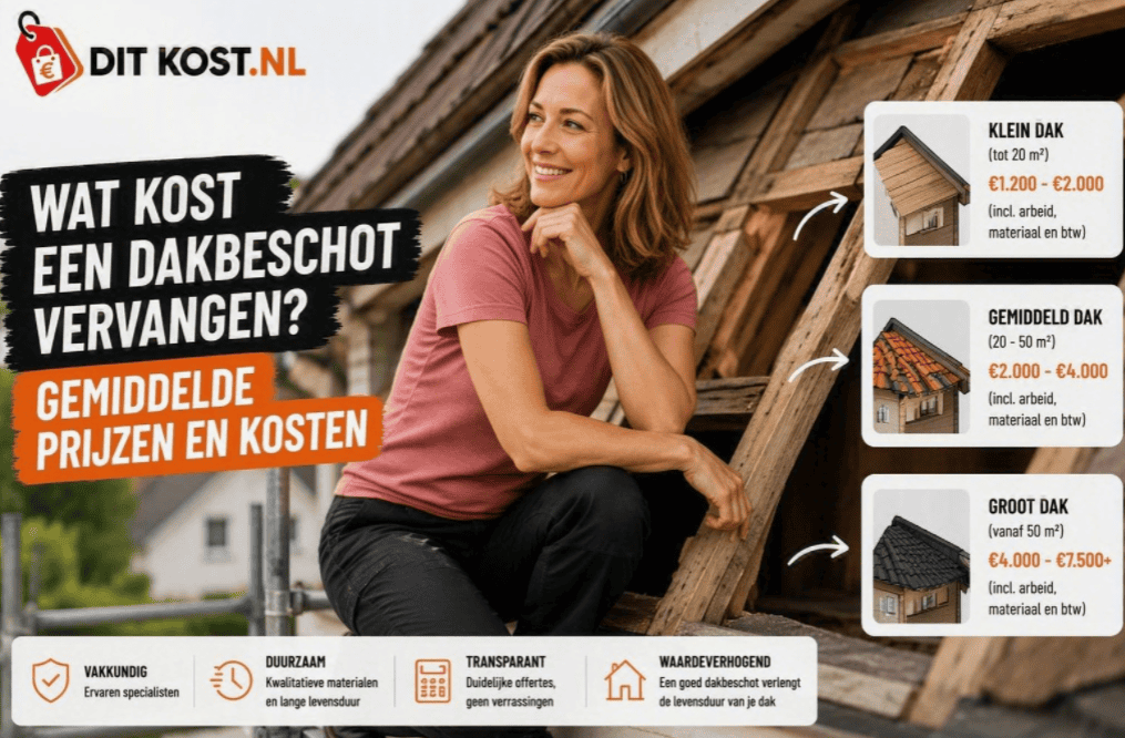 Wat kost een dakbeschot vervangen?