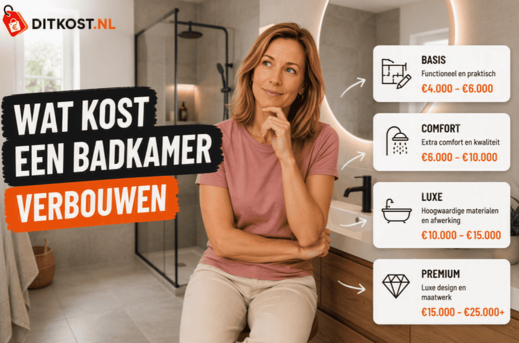 Wat kost een badkamer verbouwen?