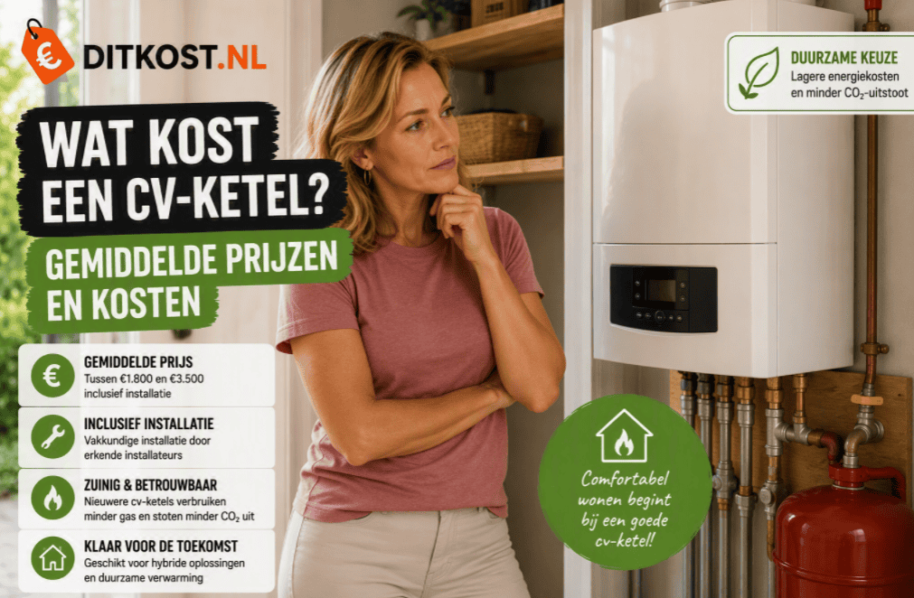 Wat kost een cv-ketel? Gemiddelde prijzen en kosten