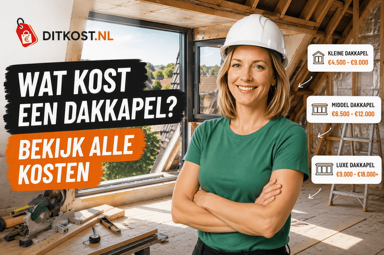 Wat kost een dakkapel met prijsindicaties voor een kleine, middelgrote en luxe dakkapel.