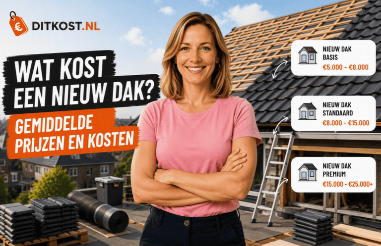 Wat kost een nieuw dak? Gemiddelde prijzen en kosten voor het vervangen van een dak, met prijsvoorbeelden voor verschillende soorten dakvernieuwing.