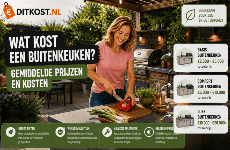 Wat kost een buitenkeuken in 2026?