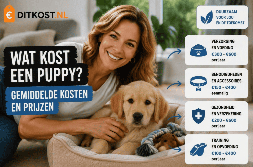 Wat kost een puppy? Gemiddelde kosten en prijzen