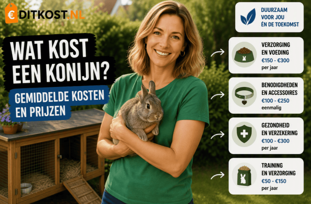 Wat kost een konijn? Gemiddelde kosten en prijzen