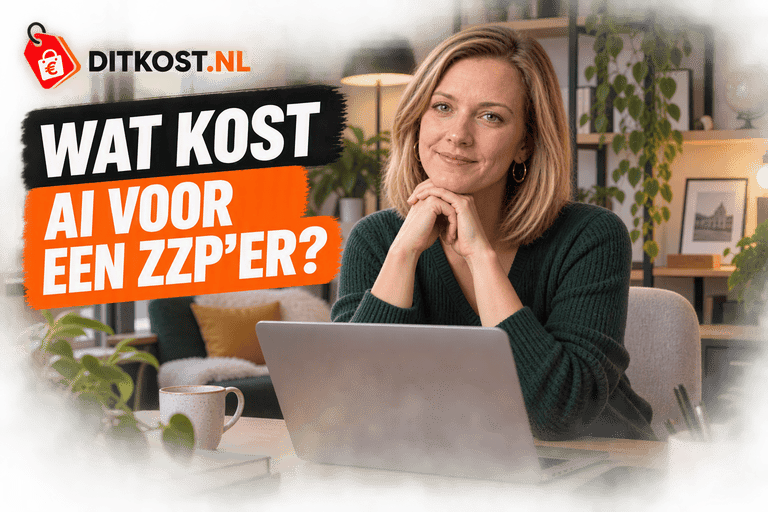 Wat kost AI voor een zzp’er? Kosten, abonnementen en slim starten