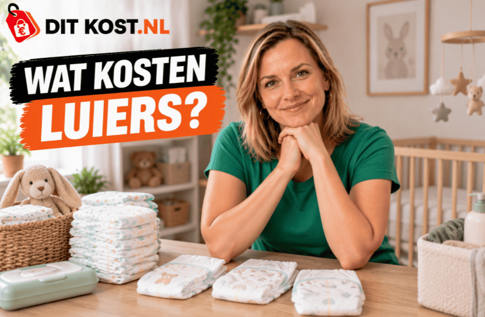 Wat kosten luiers? Verschillende luiers en babyverzorgingsproducten.