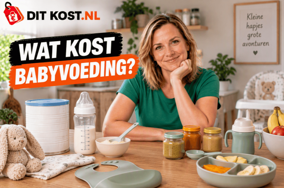 Wat kost babyvoeding? Verschillende soorten babyvoeding, flesjes en benodigdheden.