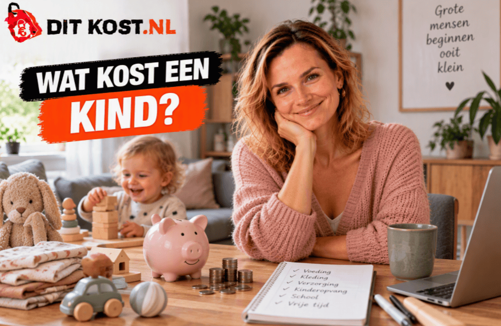 Wat kost een kind? Overzicht van dagelijkse kosten voor een kind.