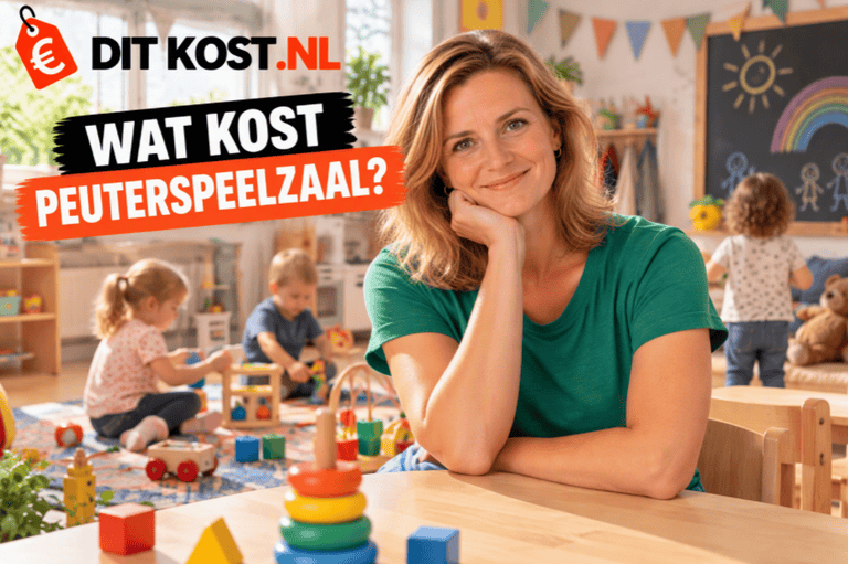 Wat kost een peuterspeelzaal? Kosten van de peuterspeelzaal