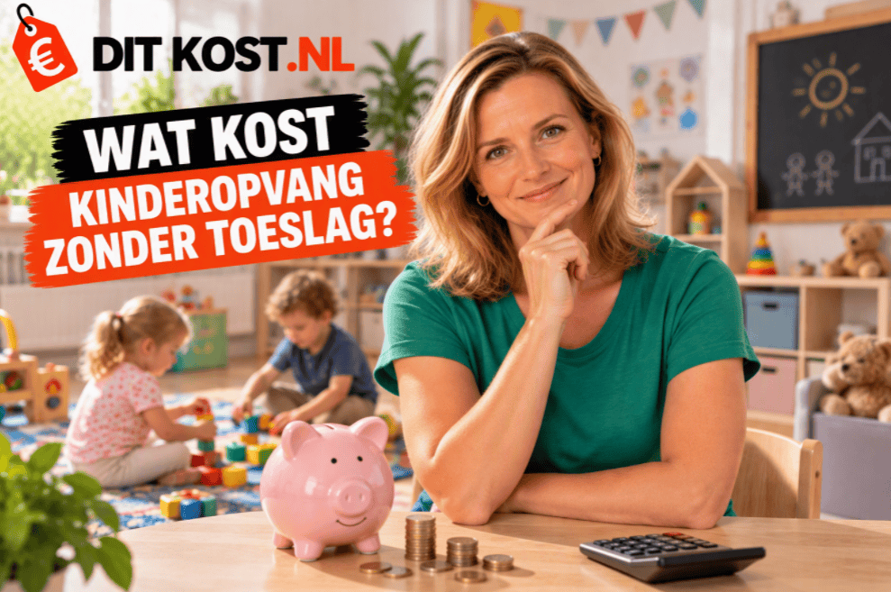 Wat kost kinderopvang zonder toeslag? Kosten van kinderopvang zonder kinderopvangtoeslag