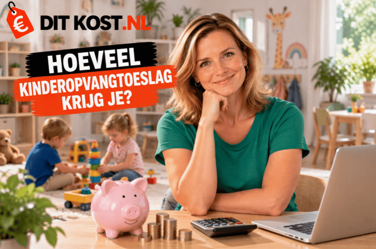 Hoeveel kinderopvangtoeslag krijg je? Kinderopvangtoeslag en eigen kosten